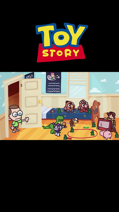 Toy Story - Andy finds out his toys are alive #shorts
