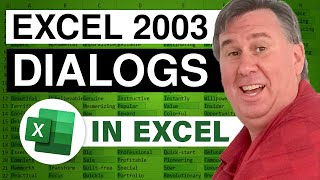 Excel - Bring Back The Full Excel 2003 Dialogs In Excel! - Episode 920