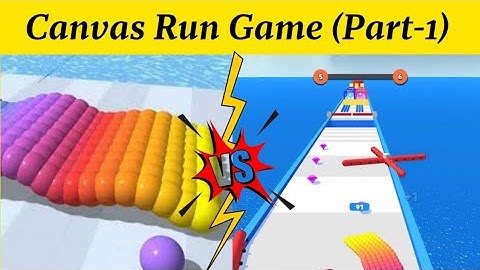 Canvas Run Gameplay -(Level 1-10) Funny Rolling Ball Game For Android and iOS Device - Indian Player