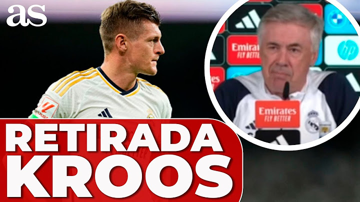 ANCELOTTI y la RETIRADA de KROOS: "Si lo hace TIENE HUEVOS"