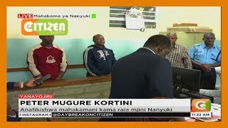 Mshukiwa wa mauaji ya mama na mwanawe Peter Mugure kortini