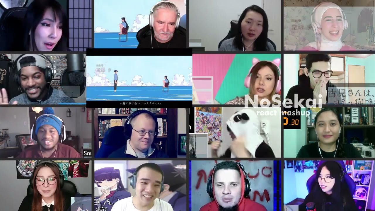 Komi Can't Communicate Opening 「Cinderella」 - React Mashup (古見さんは、コミュ症ですOP)