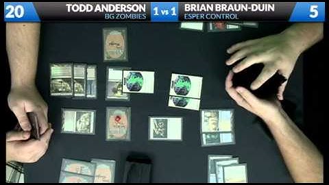 Todd vs BBD with Commentary 10/12/2012: BG Zombies vs. Esper Control