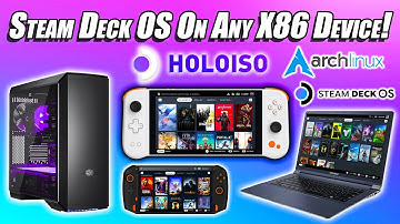 Steam OS 3 On Any X86 Device! Steam Deck OS With HOLOISO!