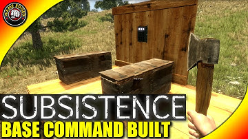 Subsistence - Base Command Built, Bear Attack - Indie Closed Alpha S01EP02