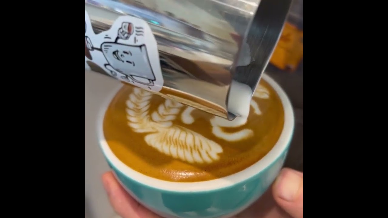 Guau 🥺 Increíble |  Arte Latte #Shorts