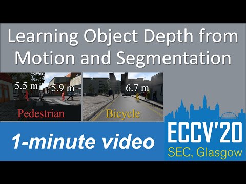 Object Depth from Motion and Segmentation: ECCV 2020 Summary Video