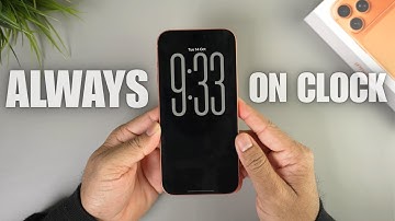 Enable Always-On Display Clock on iPhone 17 Pro | Quick Lock Screen Setup Guide