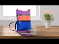 💟 Como hacer un Bolso Bandolera ✂️ | Tutorial Fácil + Molde Gratis