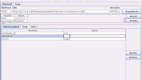 WebGoat v5.3 - Injection Flaws - LAB - Stage 1: String SQL Injection