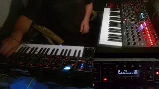 Sequential PRO 3 and FOURM Synthesizers My custom sounds and Jamming