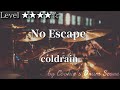 【ドラム楽譜】 No Escape / coldrain 【Drum Score】