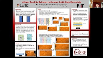 Lithium Dendrite Behavior in Ceramic Solid-State Electrolyte, Micah Thorpe