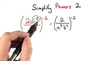 Simplify Exponents 2 - Visualizing Algebra