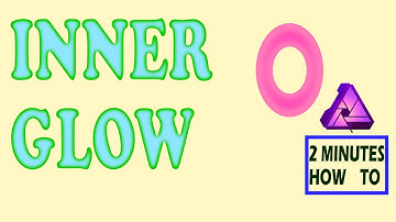 HOW TO ADD INNER GLOW INSIDE YOUR TEXT OR SHAPE IN AFFINITY PHOTO IN 2 MINUTES