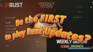 Want to be the first to play the latest Rust UPDATES  How to access the Staging Branch