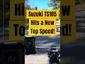 NEW TOP SPEED ON MY SUZUKI TS185! #motorcycle #dirtbike #gokart #minibike #2stroke #fyp #viral #bike