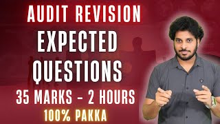 EXPECTED QUESTIONS REVISION | AUDIT REVISION | AUDIT DAY BEFORE EXAM REVISION