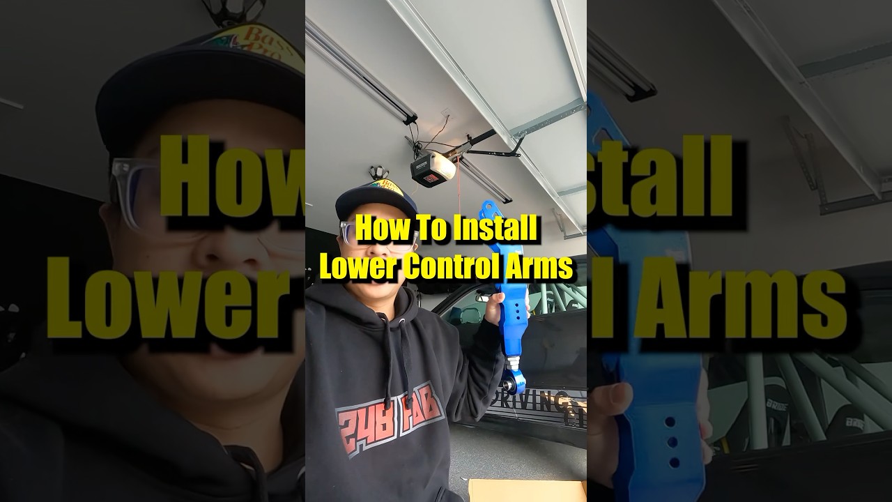 Here’s how to install rear lower control arms on an IS300!