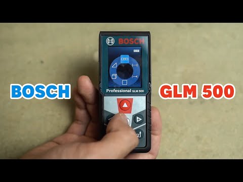 Trên tay máy đo khoảng cách laser Bosch GLM 500 - Xịn, nhiều chức năng hay, đo 50m