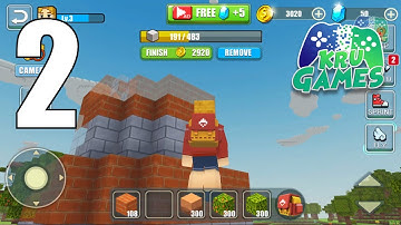 World Craft Building Gameplay Walkthrough #2 (Android, IOS)