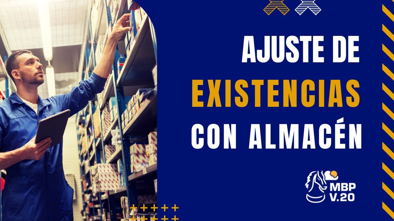 MyBusiness POS - ajuste de existencias con almacen