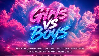 Girls VS boys/letra/Arta game. screenshot 3