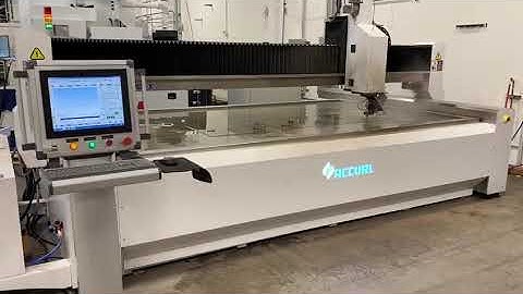 ACCURL 5-Axis CNC Waterjet Cutting Machine successfully installed in California