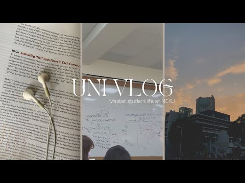 Vlog#2 在台灣日本研究生的日常/台湾大学院vlog #成大#日本人#研究所