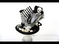 How to make a Halloween  mini top hat, DIY hat