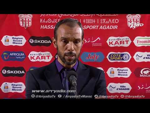 طارق شهاب المدرب المساعد بفريق الوداد الرياضي بعد التعادل أمام حسنية أكادير