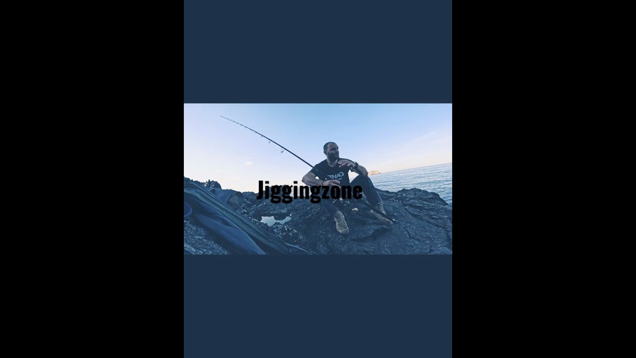 Jiggingzone | Shore jigging #zenaq #daiwa #saltiga #rockfishing #hobbie #short #psarema #ψάρεμα