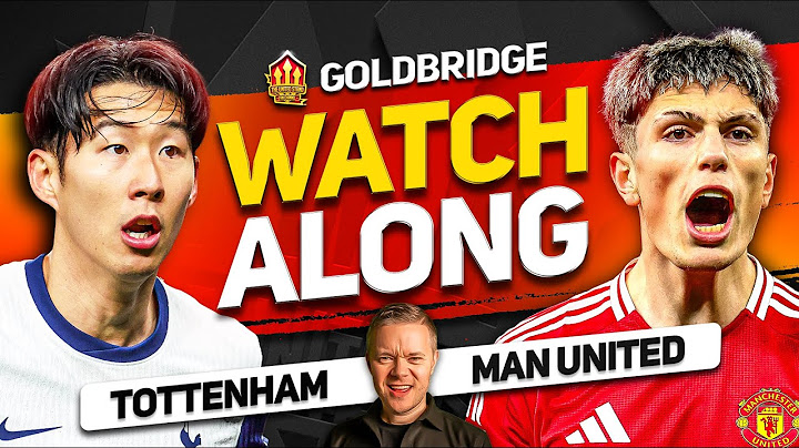 TOTTENHAM vs MAN UNITED Live With MARK GOLDBRIDGE!