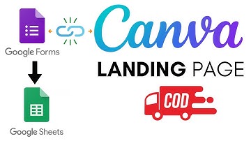Create a Landing Page in Canva and link it to Google Forms and Google Sheets