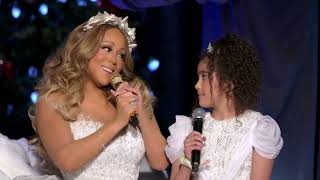 Mariah Carey ft.Monroe - Away in a Manger Snippet (Live from Merry Christmas To All on CBS 20.12 22)