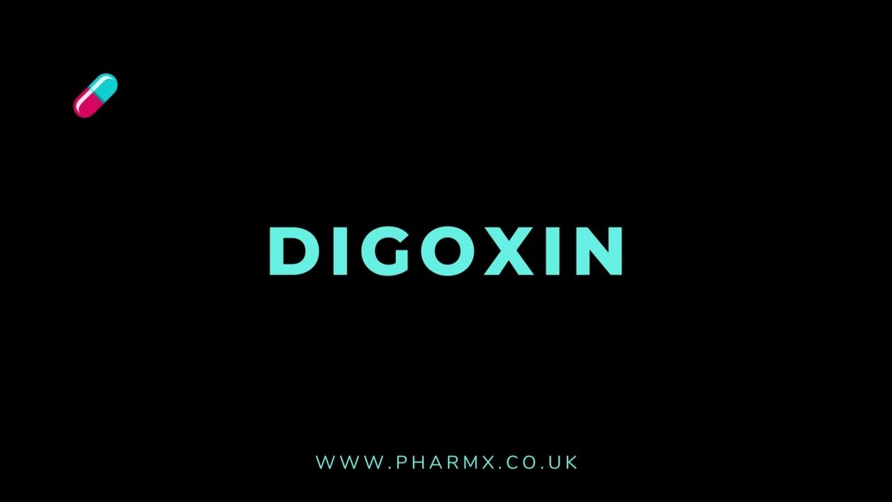 How to pronounce Digoxin YouTube