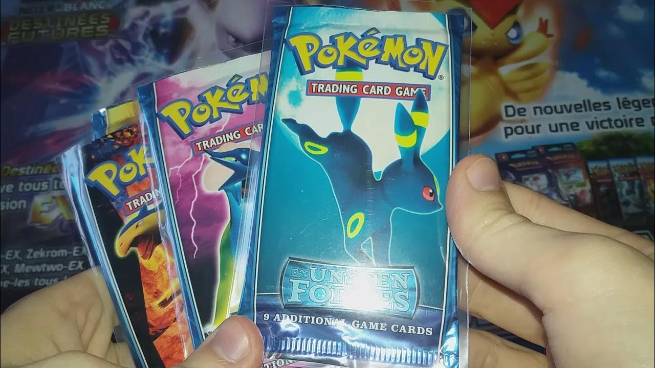 Présentation collection Pokémon Boosters & Pokébox scellés bloc EX (+ prix !) YouTube
