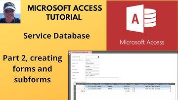 This video explains how to create a service database in Microsoft Aceess