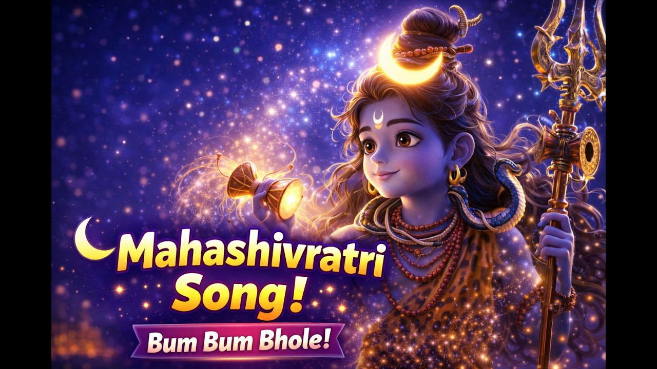 Mahashivratri Special Song for Kids 🕉️ | om namah shivay | Kid Devotional Song #mahashivratri #shiv