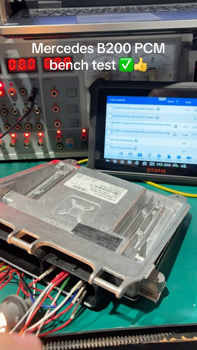 Mercedes PCM Bench test ✅👍