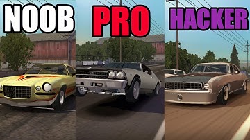 NOOB vs PRO vs HACKER in No limit Drag racing 2
