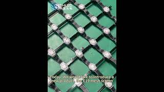Outdoor soft stage display led mesh screen manufactuter#ledmeshscreen #ledmeshdisplay