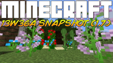 Minecraft Snapshot 13w36a Overview (Minecraft 1.7)