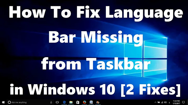 How To Fix Language Bar Missing from Taskbar in Windows 10 [2 Fixes] - DayDayNews