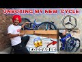 Unboxing New Mercedes Benz cycle 😱 foldable cycle