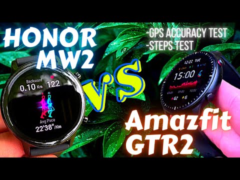 GPS Accuracy Test Amazfit GTR2 vs Honor MagicWatch 2 | Comparison and Test | GPS & Step Counts