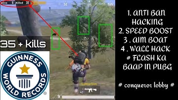 This Hacker killed  Half of the server of PUBG mobile conqueror lobby alone | Highest Hacker kill 36