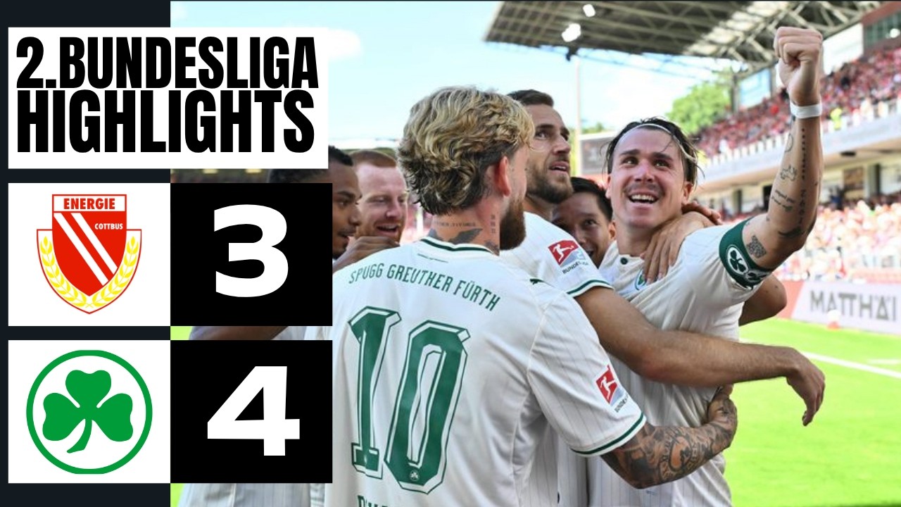 Energie Cottbus - Greuther Fürth | 3-4 | Zusammenfassung | Bundesliga 2 2026-27 | cottbus fürth