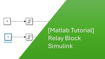 [Matlab Tutorial] Relay Block Simulink