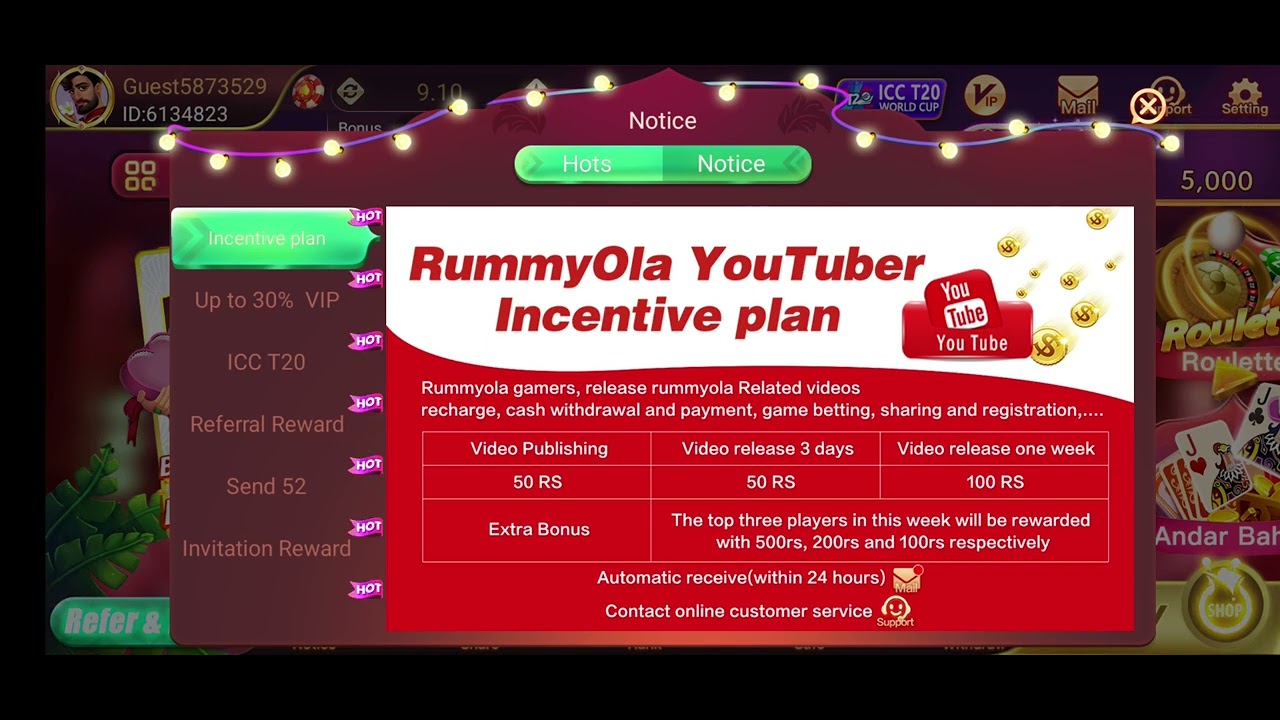 New Loot Video Rummy ola app Don't Miss